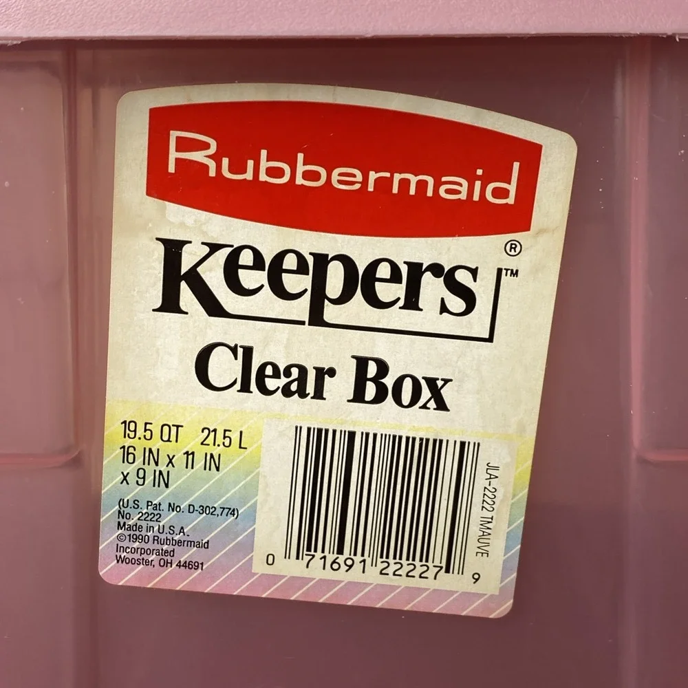 Rubbermaid preowned vintage