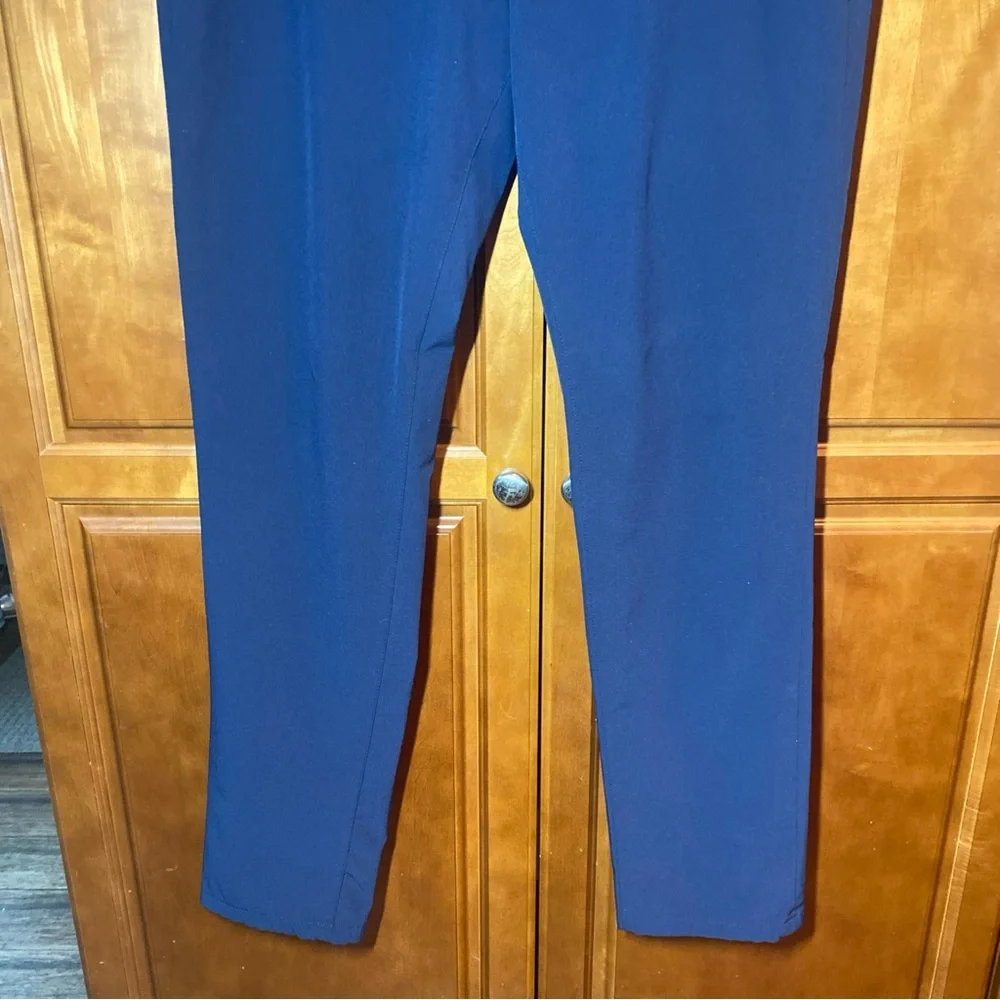 Mizzen+Main Helmsman Mens 33x32 Slim Fit Navy Blue Performance Chino Pants