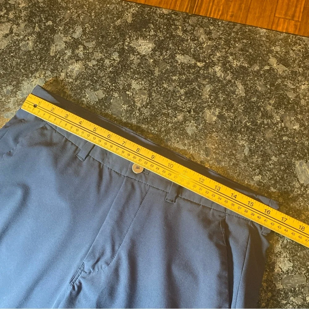 Mizzen+Main Helmsman Mens 33x32 Slim Fit Navy Blue Performance Chino Pants