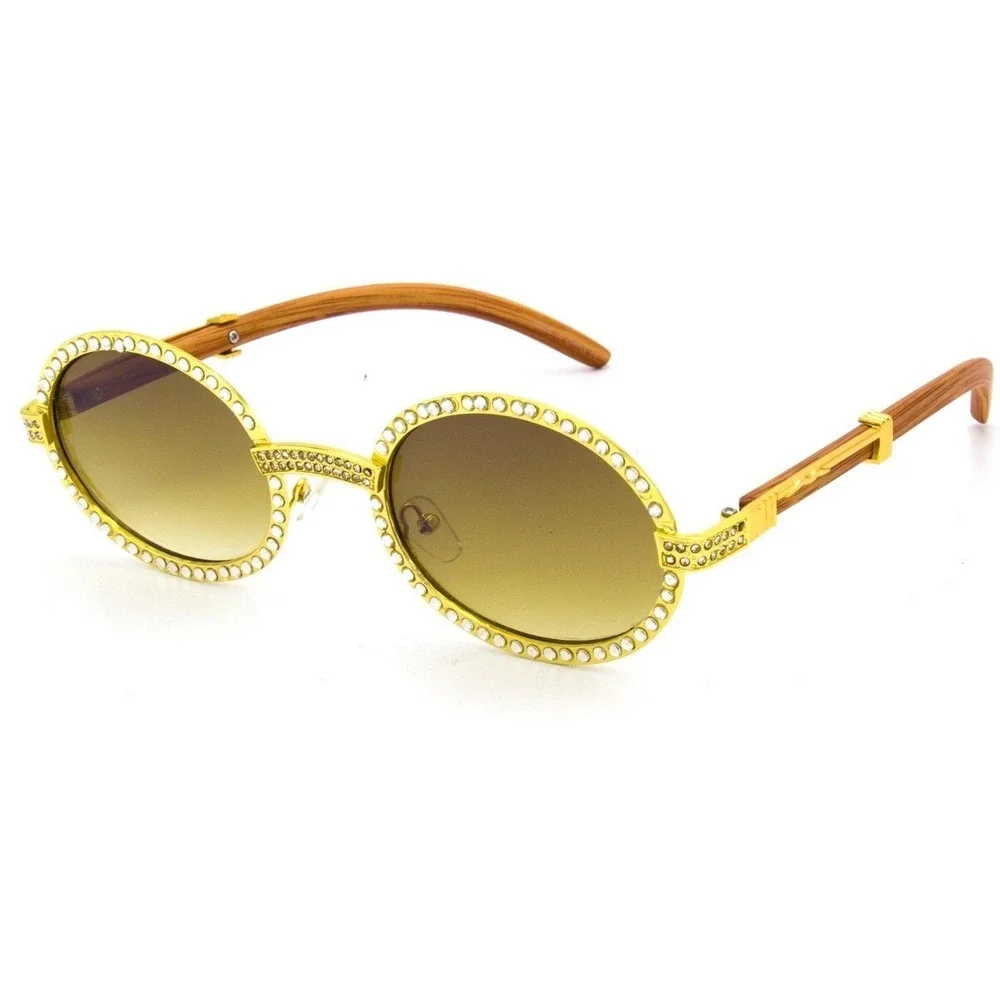 N/A oval sunglasses