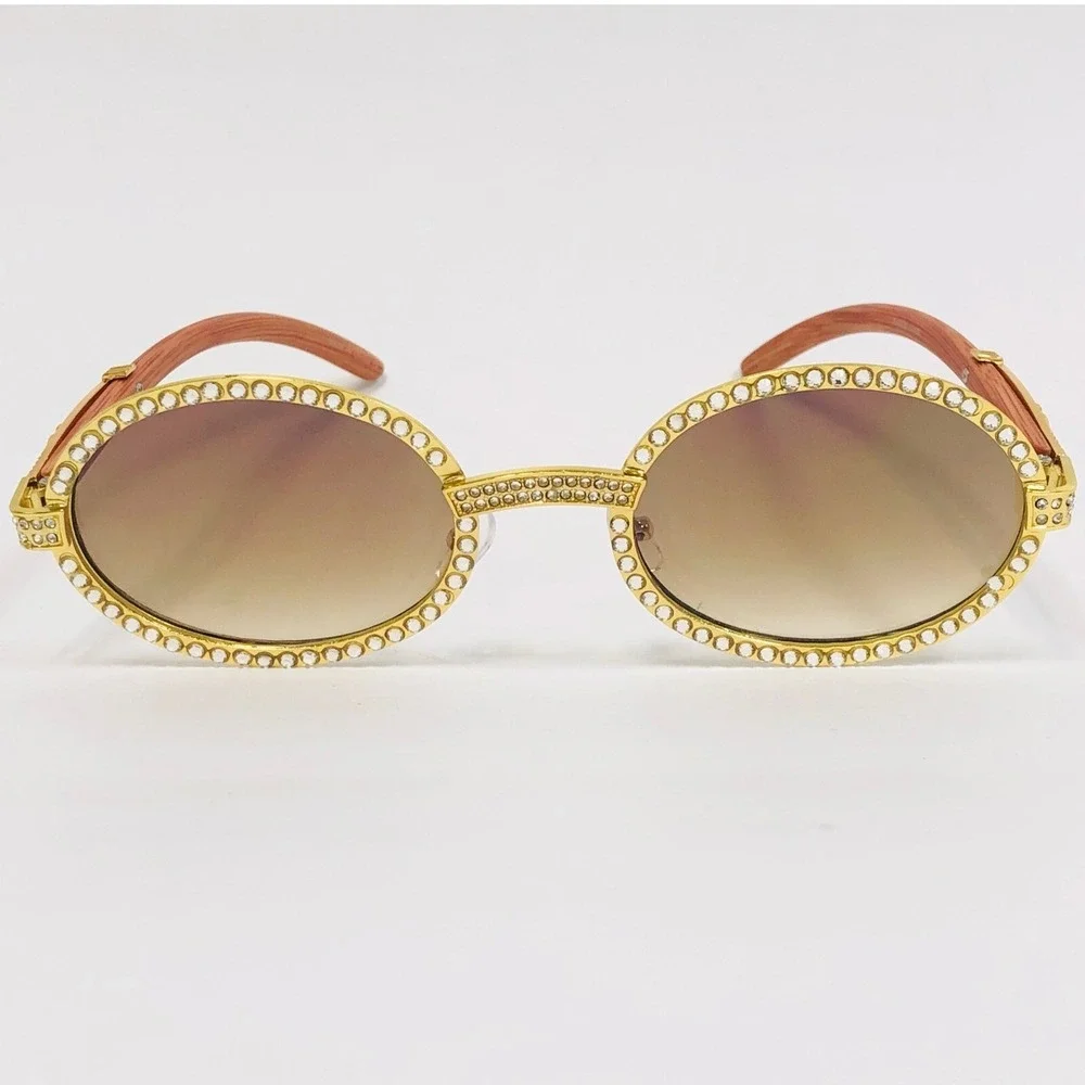 N/A oval sunglasses