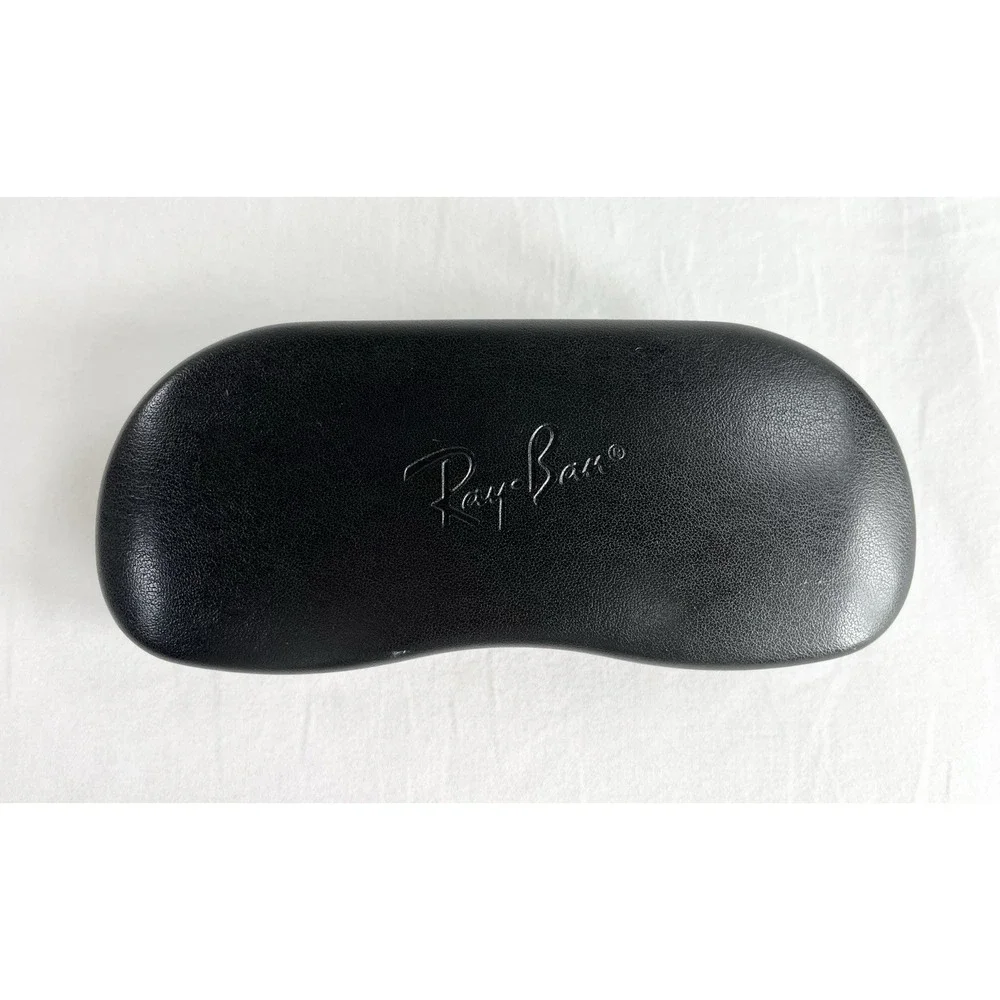 Authentic Ray Ban Black Hard Clam Shell Eyeglass Case Sunglasses Reading Glasses