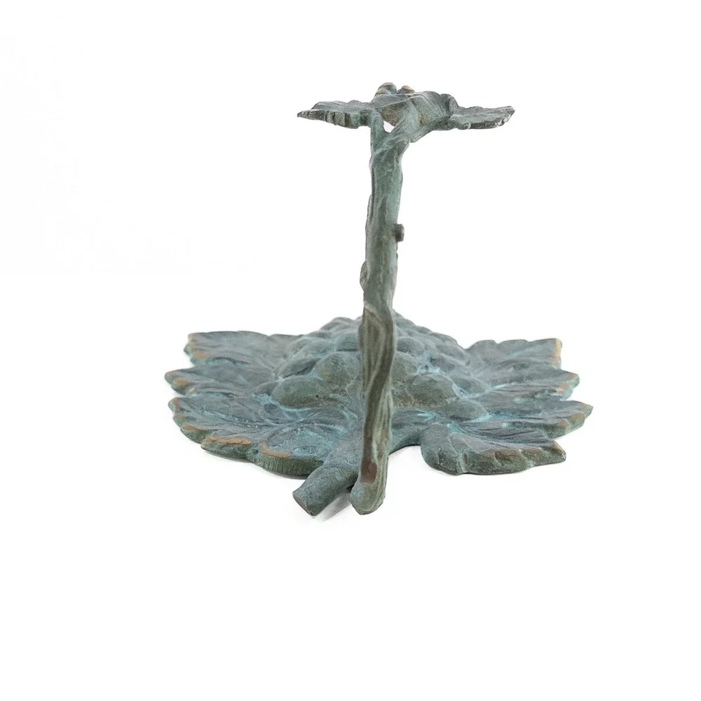 Metal Grapes Wall Hook Made In Greece Patina Rustic Old World Artisan Classical