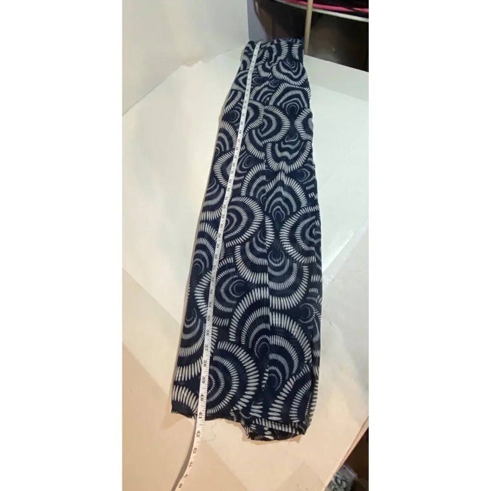 Fun & Flirt Long Skort with Front Slits on Sheer Chiffon Skirt Women's Large NWT