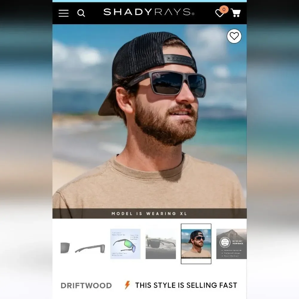 Shady Rays Caymen Polarized Sunglasses In Standard Size
