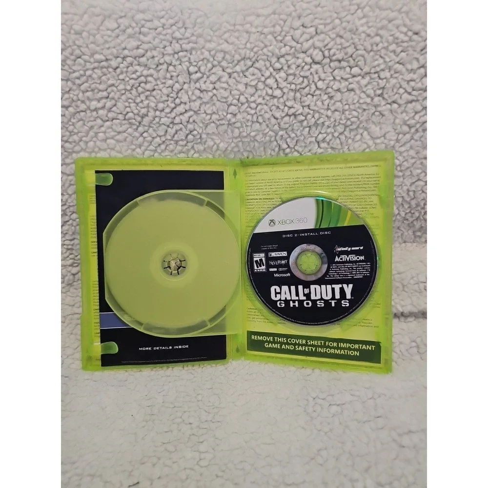 Call of Duty: Ghosts (Microsoft Xbox‎ 360, 2013, 2 Disc) Tested Working