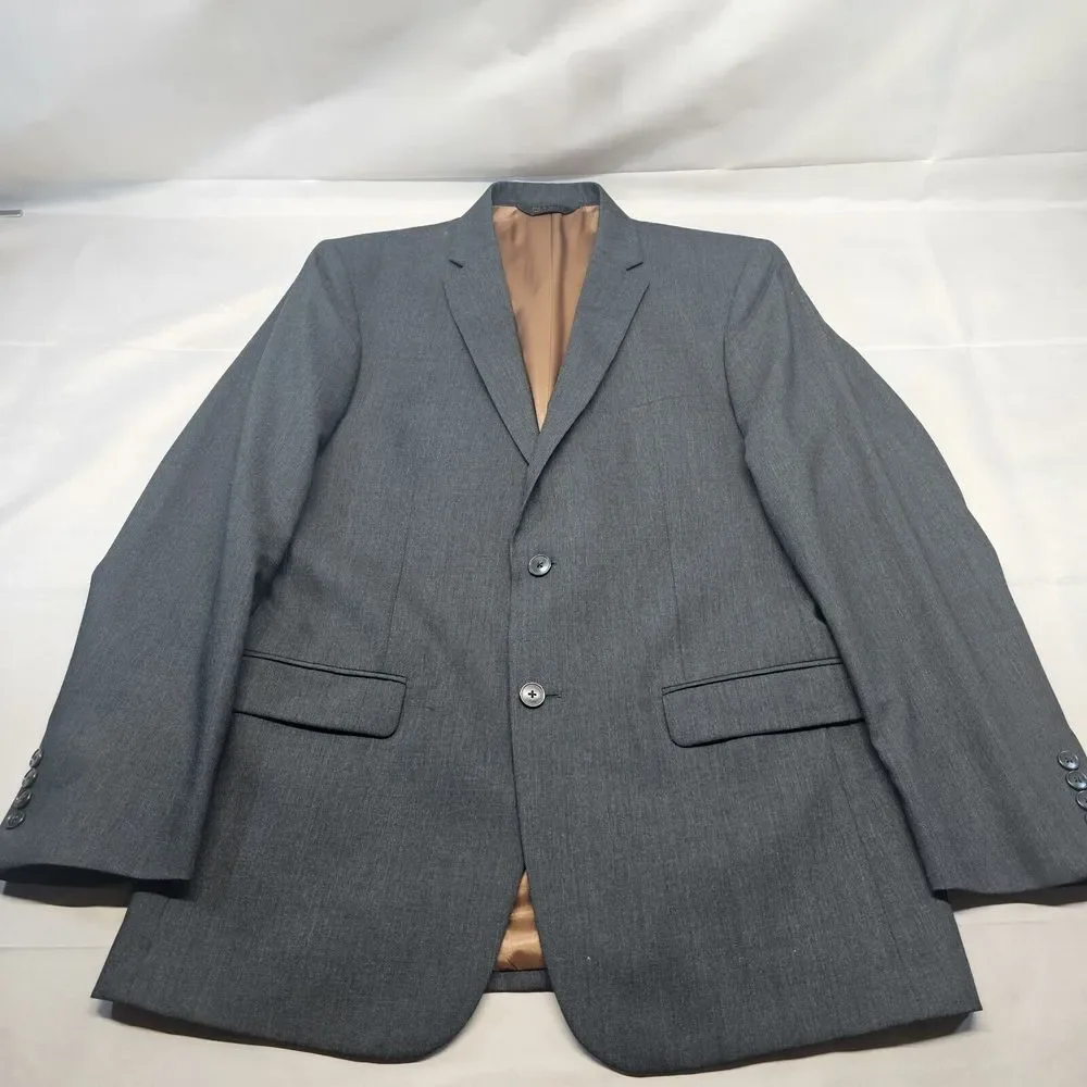 Joseph Jos. A.‎ Bank Joseph Blazer Sports Coat Dark Gray 40L Solid Slim Fit