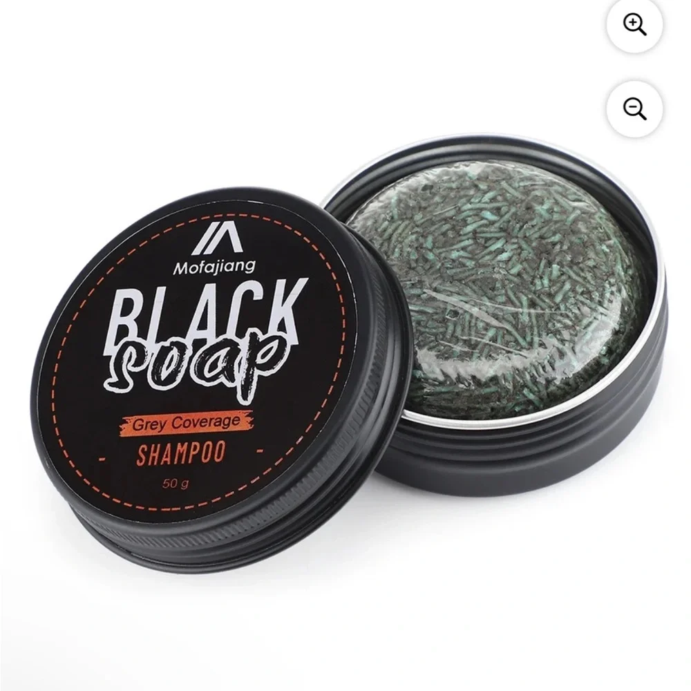 Brown Hair Reverse Gray Natural Hair‎ Grey Coverage Bar Shampoo Soap