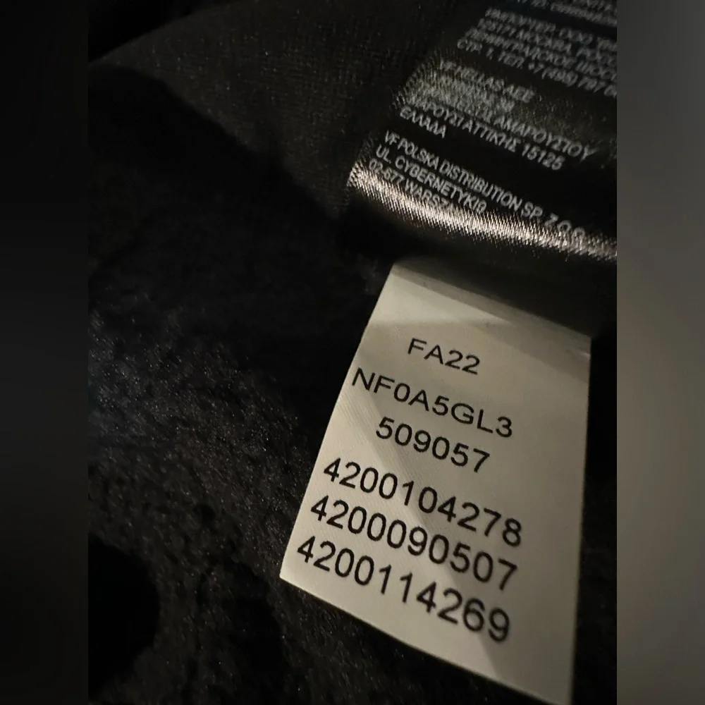 The North Face new tags