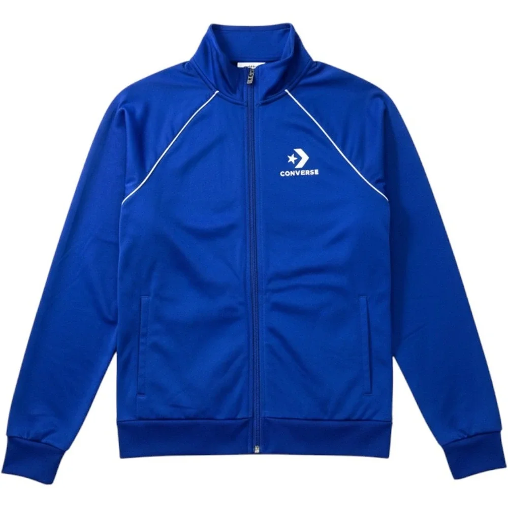 Converse Youth Royal Blue Full Zip Track Jacket Star Chevron Logo L 12-13