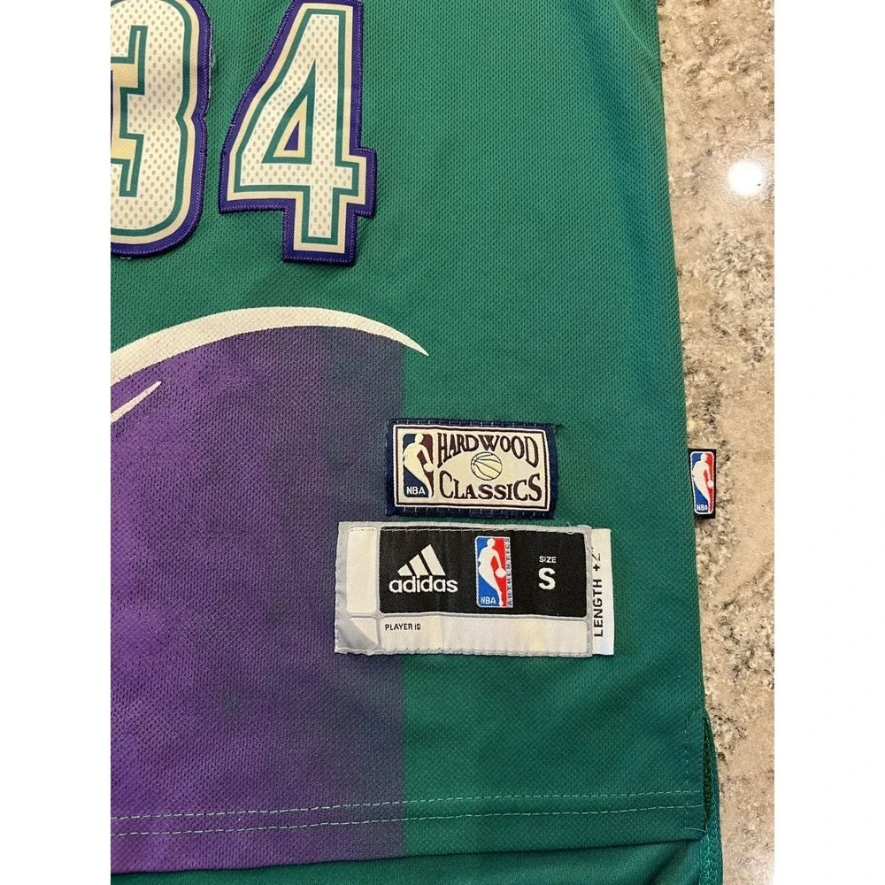 Vintage 1990s Ray Allen Milwaukee Bucks Adidas Hardwood Classics NBA Jersey S