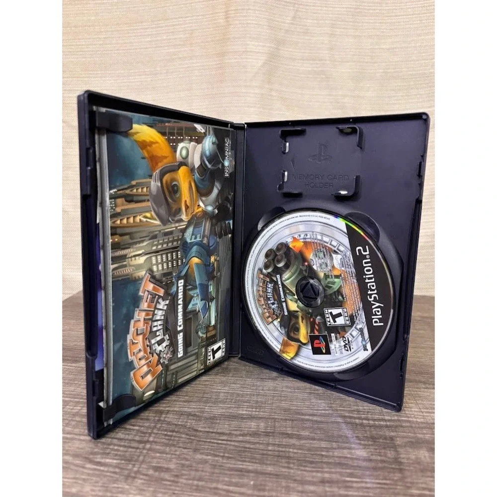 Ratchet & Clank Going Commando Sony PlayStation 2 PS2 2003 Black Label CIB
