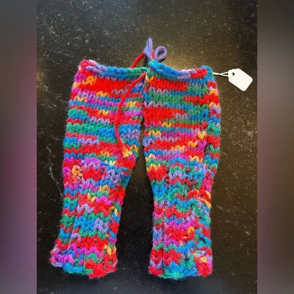 One of a kind- LIMITED EDITION Knit Hand Arm warmers Fingerless gloves mittens