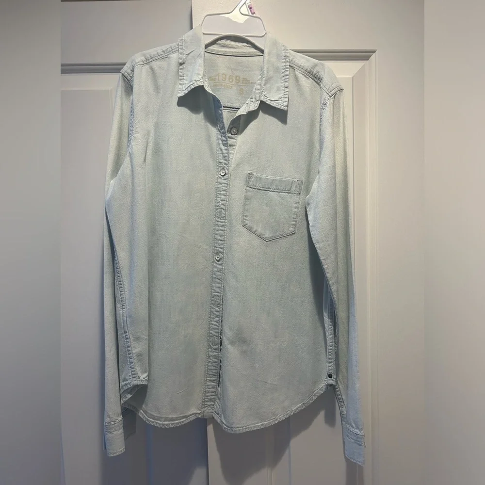 GAP Kids 1969 Denim Button Down Shirt