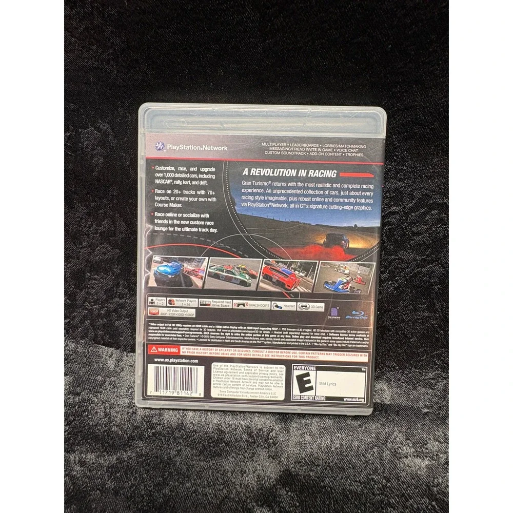 Gran Turismo 5 Sony PlayStation 3 PS3 Racing Simulator CIB Complete with Manual