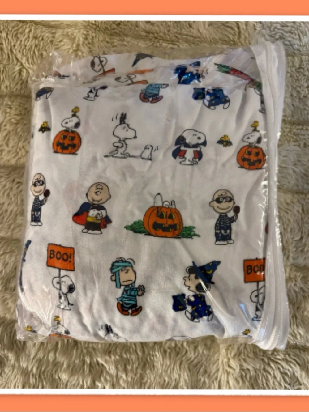Berkshire Blanket & Home Co. ~ Peanuts gentle includes standard