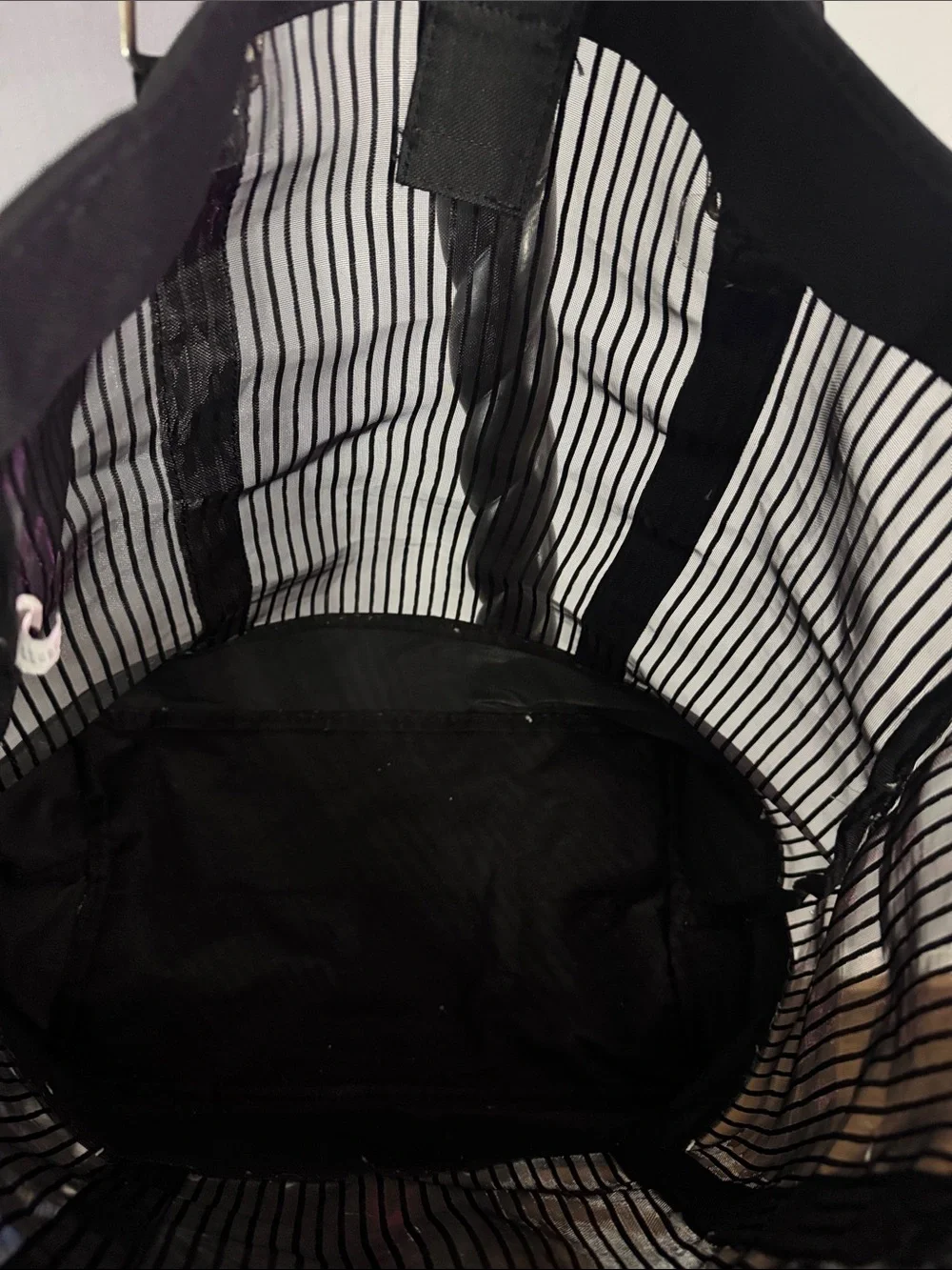 Black Mesh Tote Bag for Men - Lightweight Everyday Carry