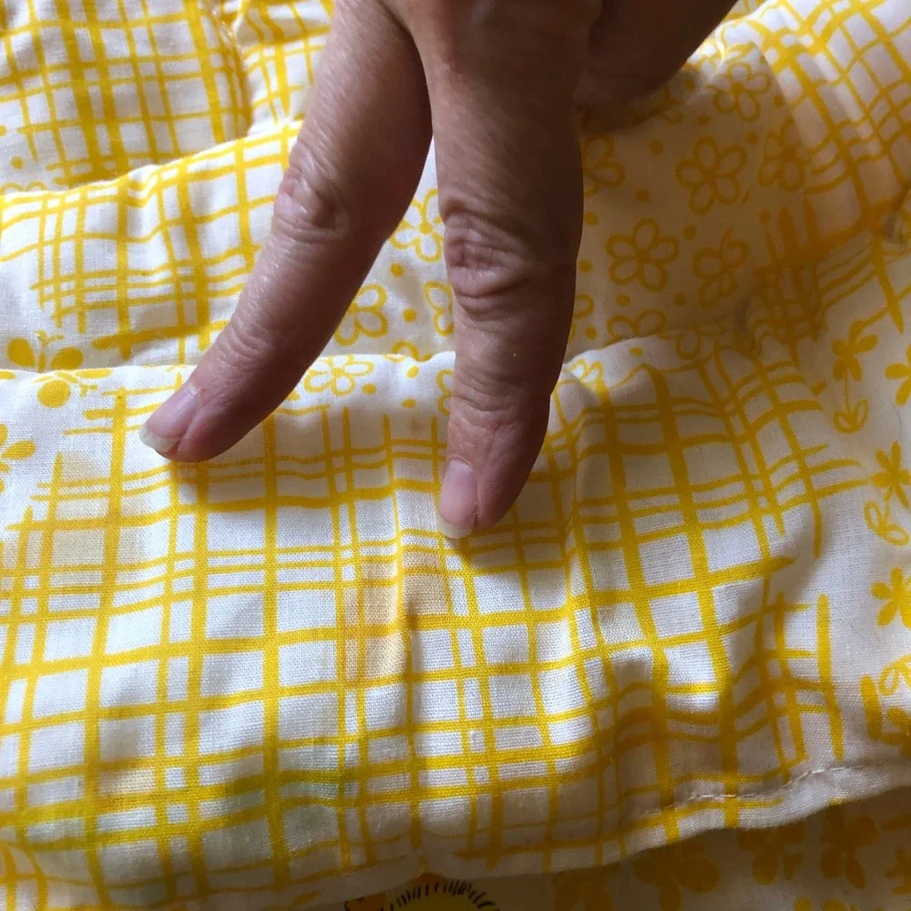 Vintage Dundee Baby Comforter‎ Yellow Lion Duck Bear Plaid Sleeping Bag Quilt