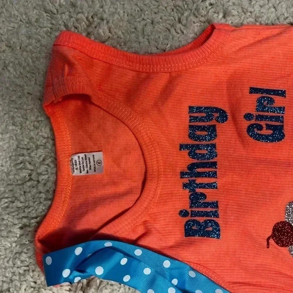 GIRLS BOUTIQUE BIRTHDAY GIRL OUTFIT SIZE 6 NWOT
