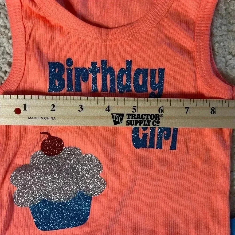 GIRLS BOUTIQUE BIRTHDAY GIRL OUTFIT SIZE 6 NWOT