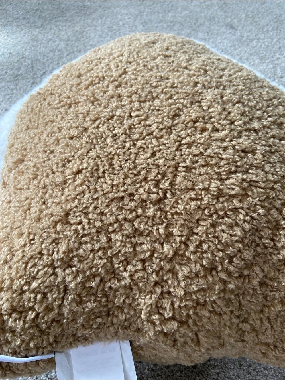 MARTHA STEWART Teddy Gingerbread House Shaped Pillow