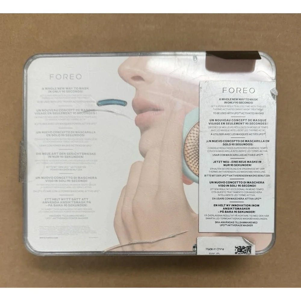 Foreo UFO 2 Mint Heated‎ LED Power Mask Blue Gold