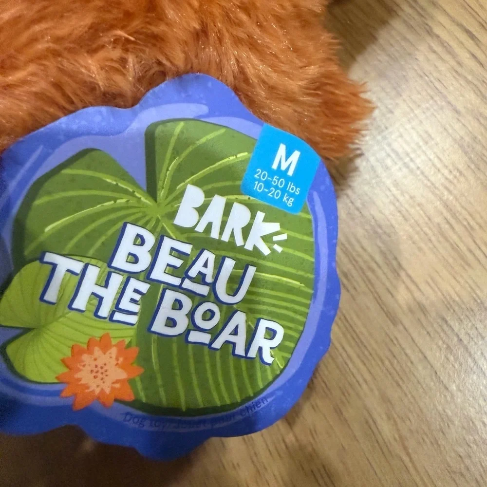 BarkBox Dog Toy Bundle Wine Spritzer Pool Boy + Canned Barky Sauce + Plush Boar