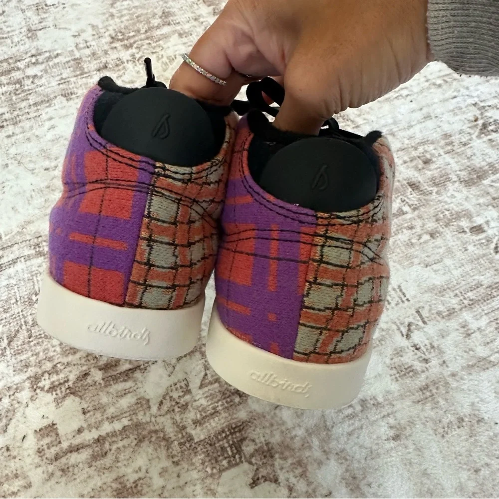 AllBirds WPM Womens Sz US 10 Wool Piper Mids Split Tartan Plaid‎ Limited Edition