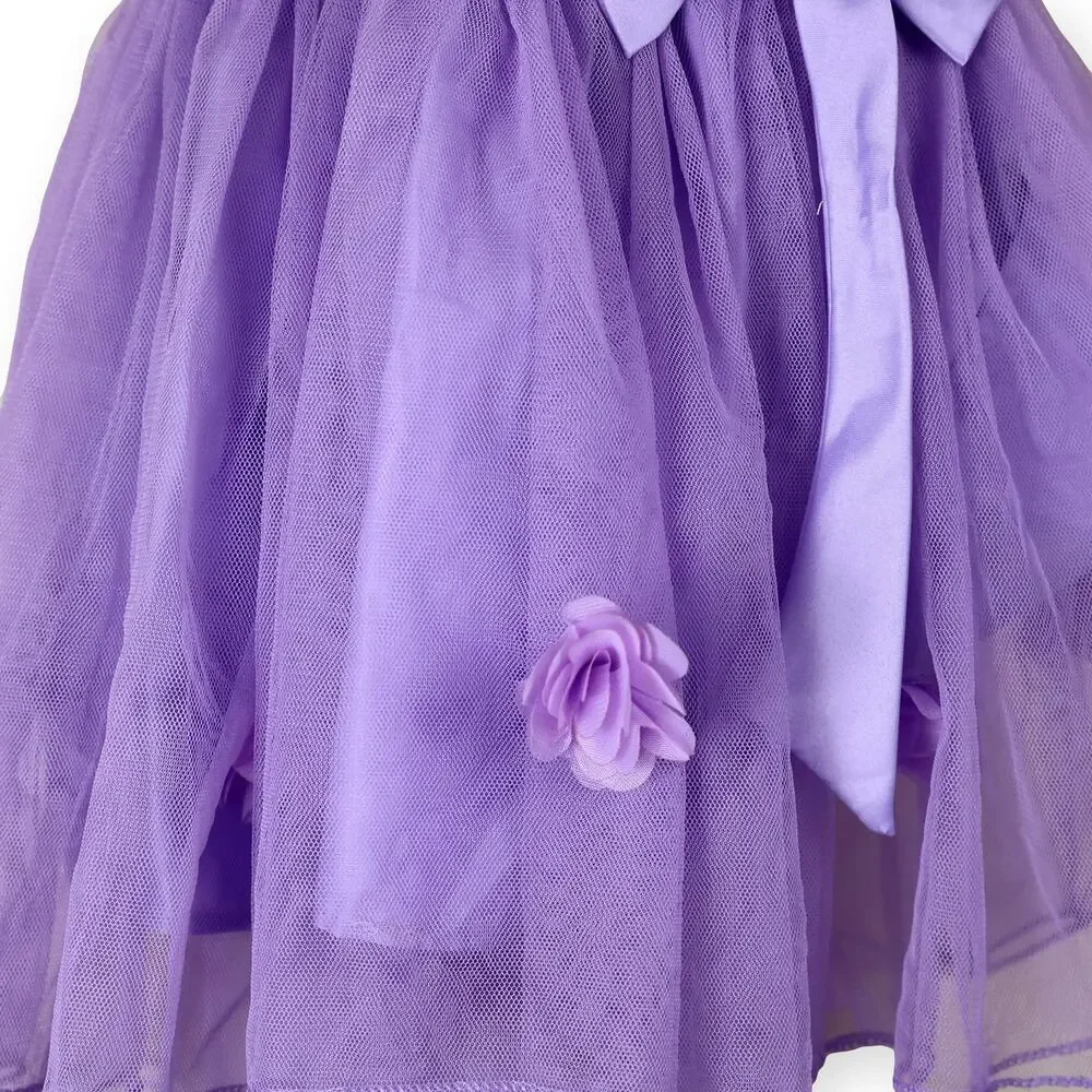 Shein Girls Purple Lavender Party Dress Sleeveless 68 (3-6 months)