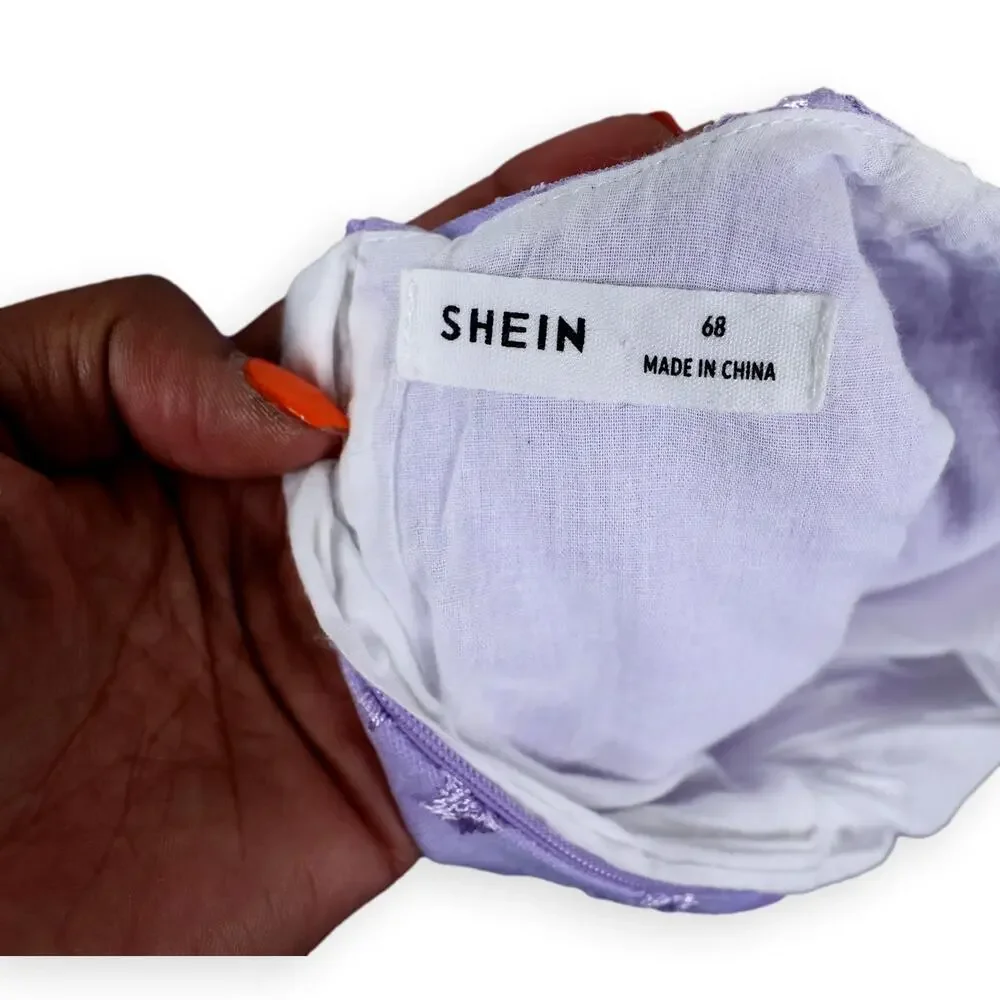 Shein Girls Purple Lavender Party Dress Sleeveless 68 (3-6 months)