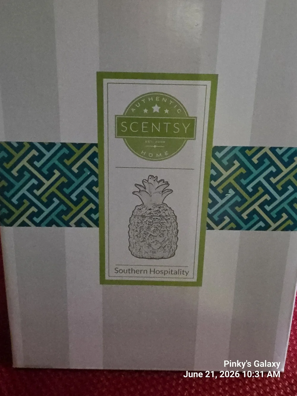 Scentsy white ceramic