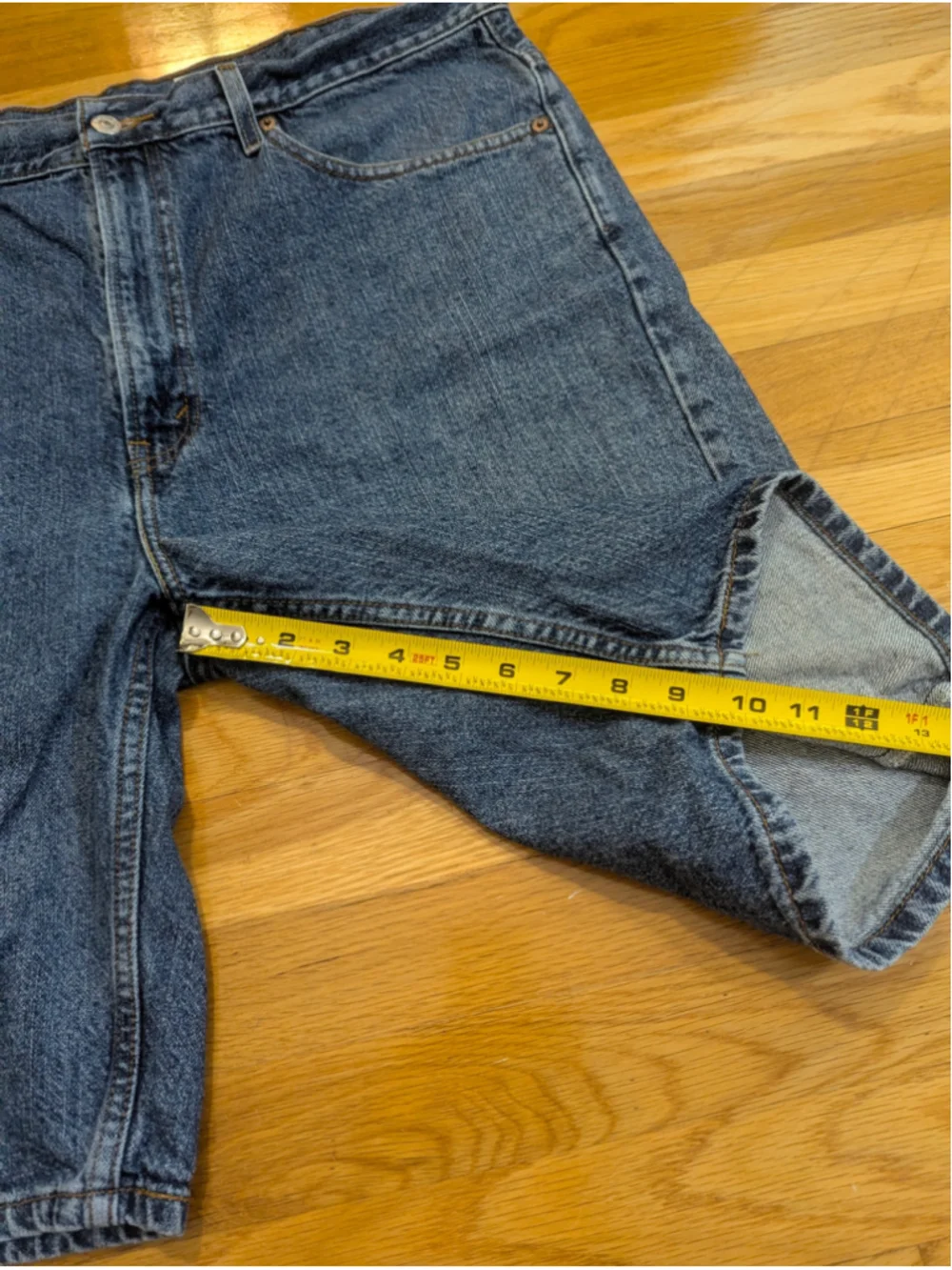 Levi's 505 Regular Fit Jean Shorts Jorts Waist 38