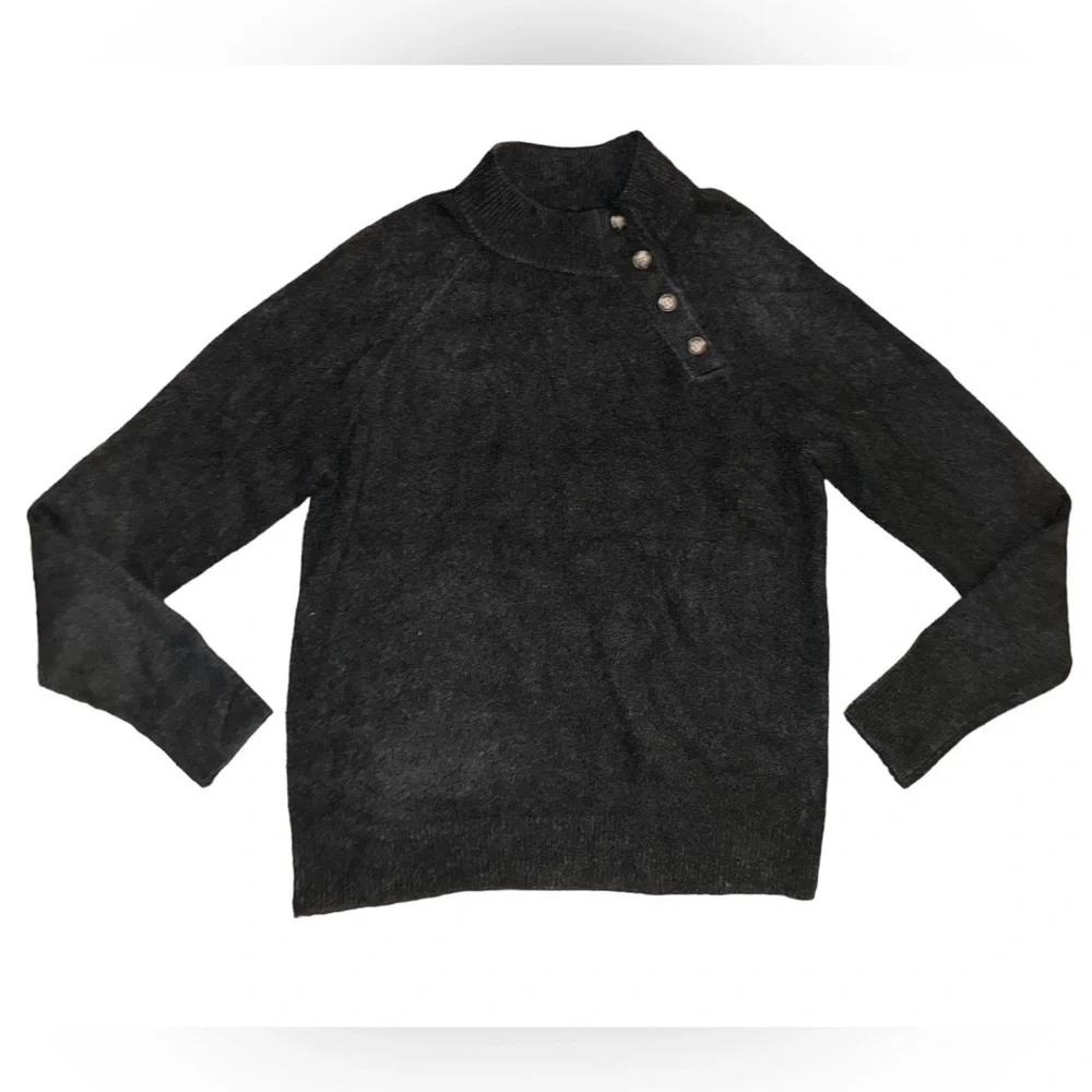 J. Crew Button Extra-soft Sweater