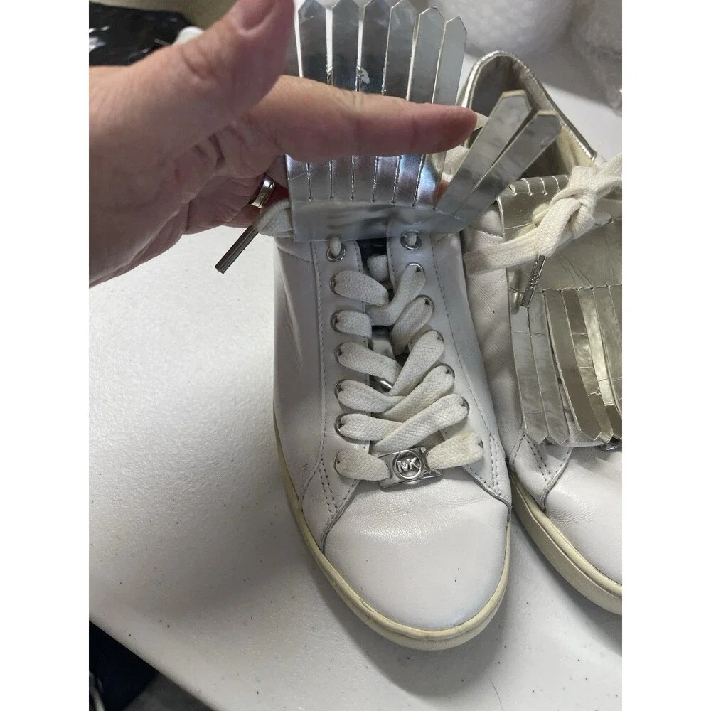 Michael Kors Keaton Kiltie Two Tone Sneakers 8.5