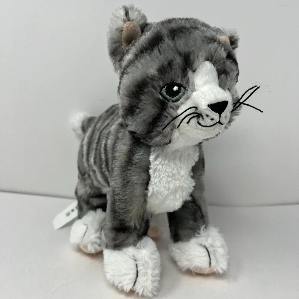 IKEA Cat Plush Lilleplutt Gray Striped Kitten Kitty Stuffed Animal Soft Toy Gift