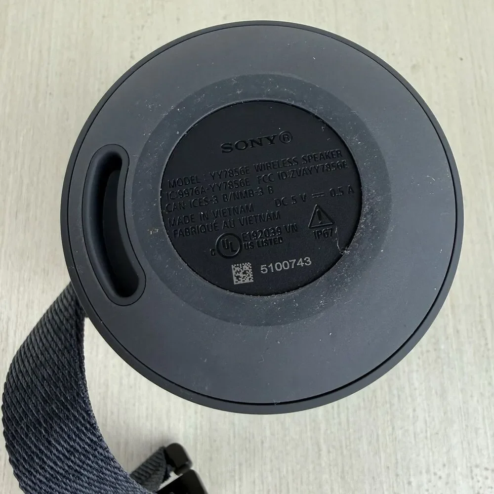 Sony SRS-XB100 Ultra-Compact Portable Bluetooth Speaker Black Model YY7856E