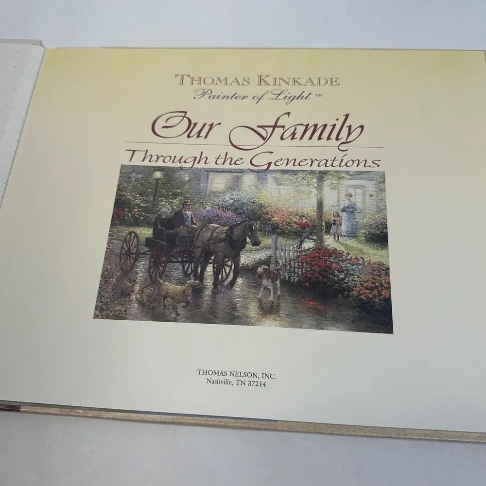 Thomas Kinkade Then and Now Remembering the Generations Family History Journal