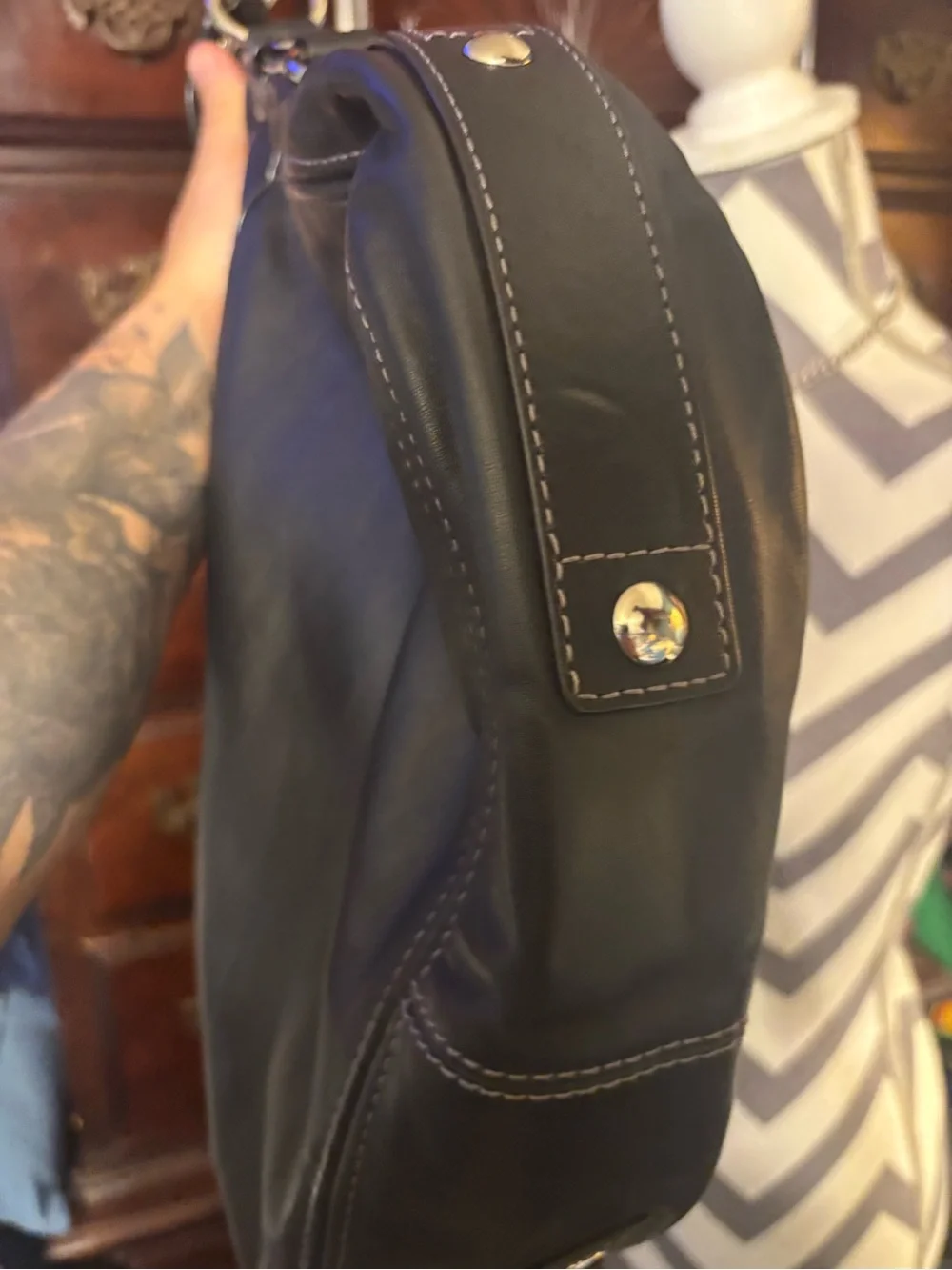 Coach Zoe Vintage Hobo Bag - Black discontinued in 2010