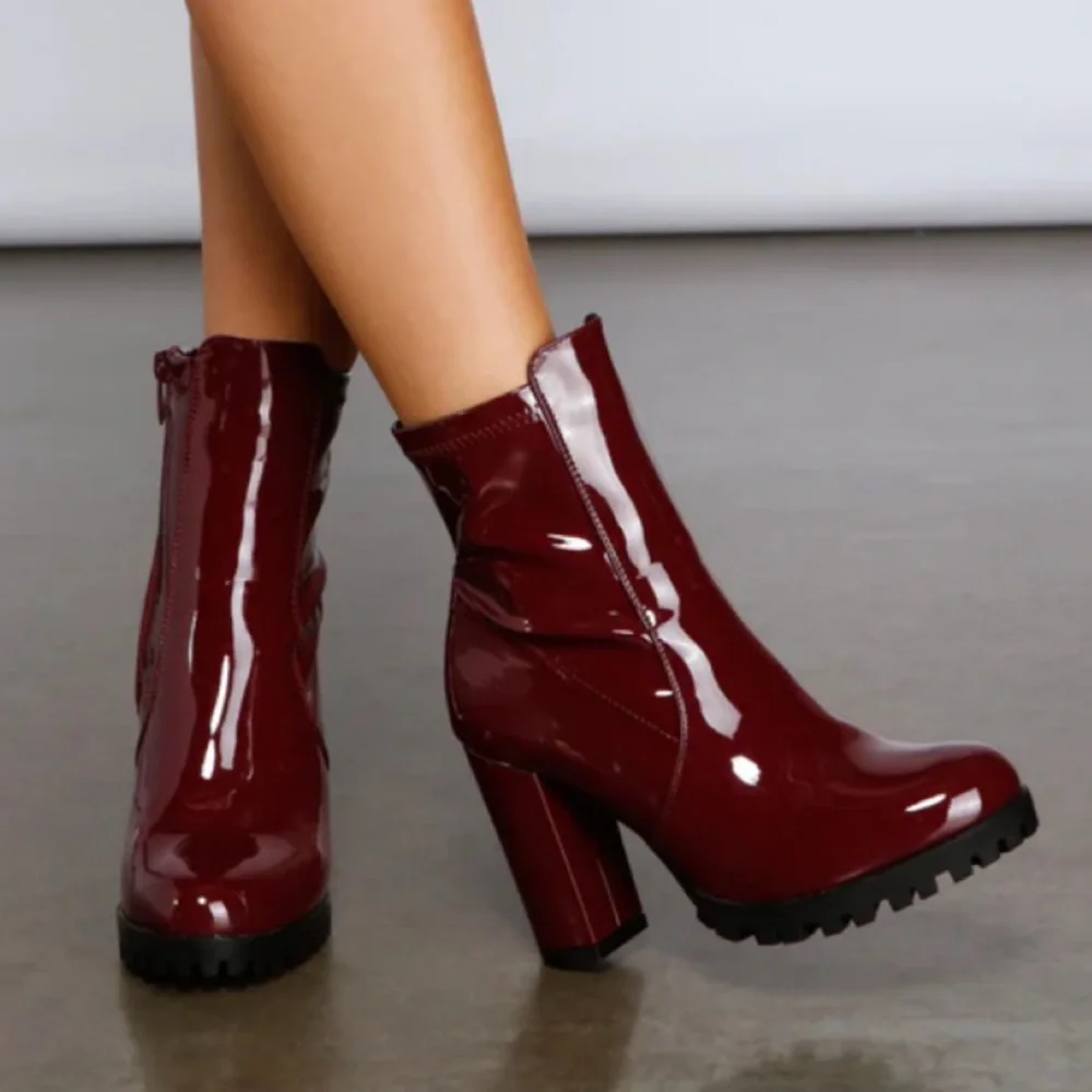 N/A burgundy platform