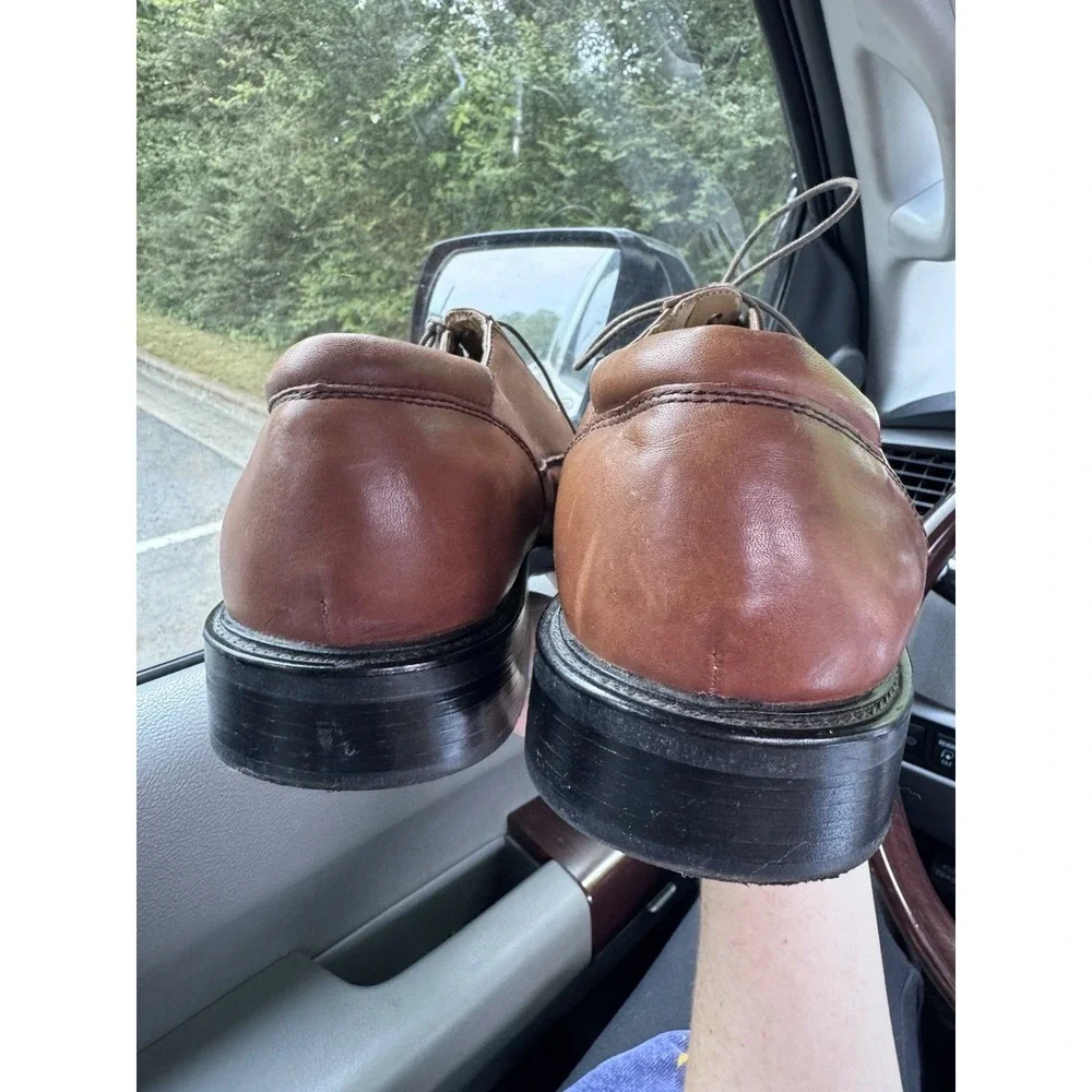 Dockers Brown Leather Dress Shoes Mens Size 13 Office Church. Peeling Inside