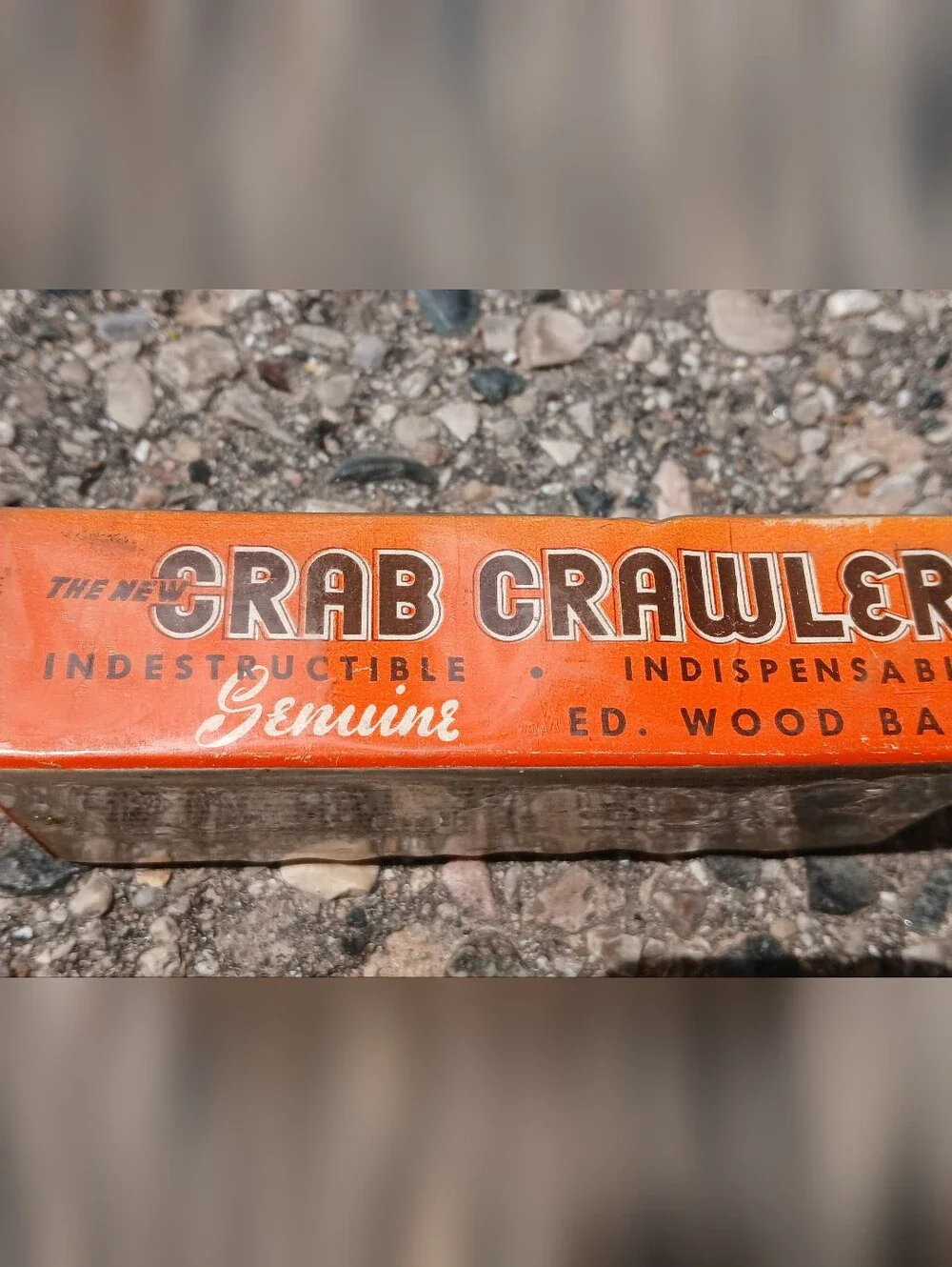 Crab Crawler Vintage Fish Lure - Black