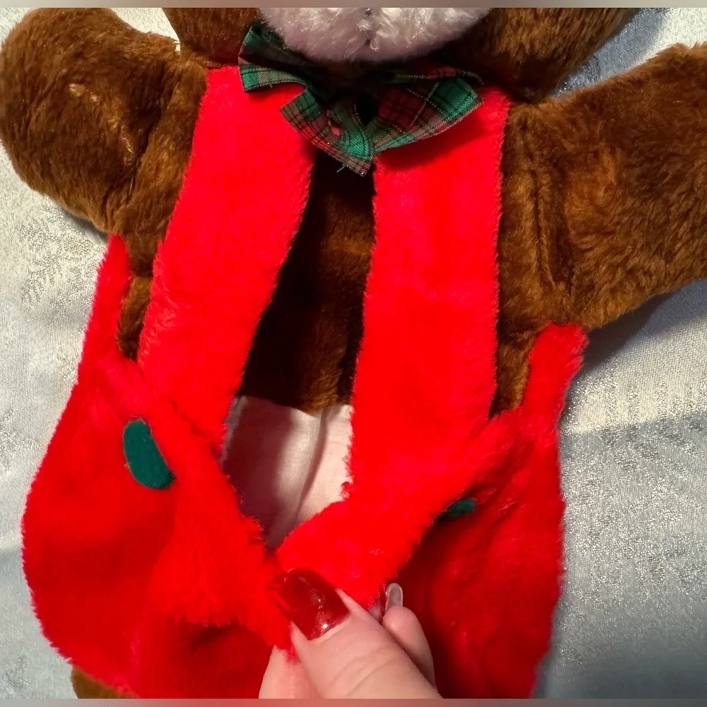 Vintage christmas teddy