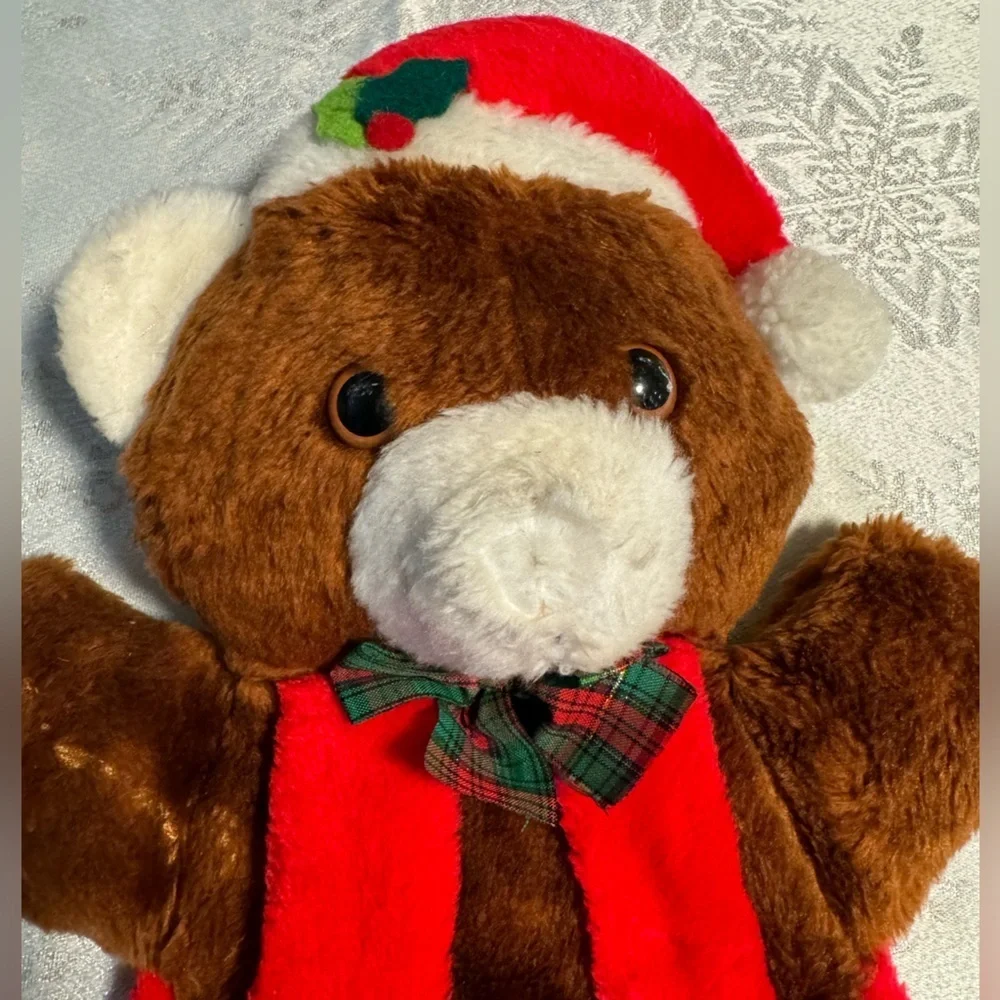 Vintage christmas teddy