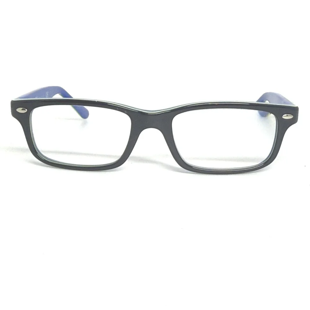 Ray-Ban Kids Blue Neon Green Rectangular Eyeglasses RB 1535 3600 48-16 130 21718