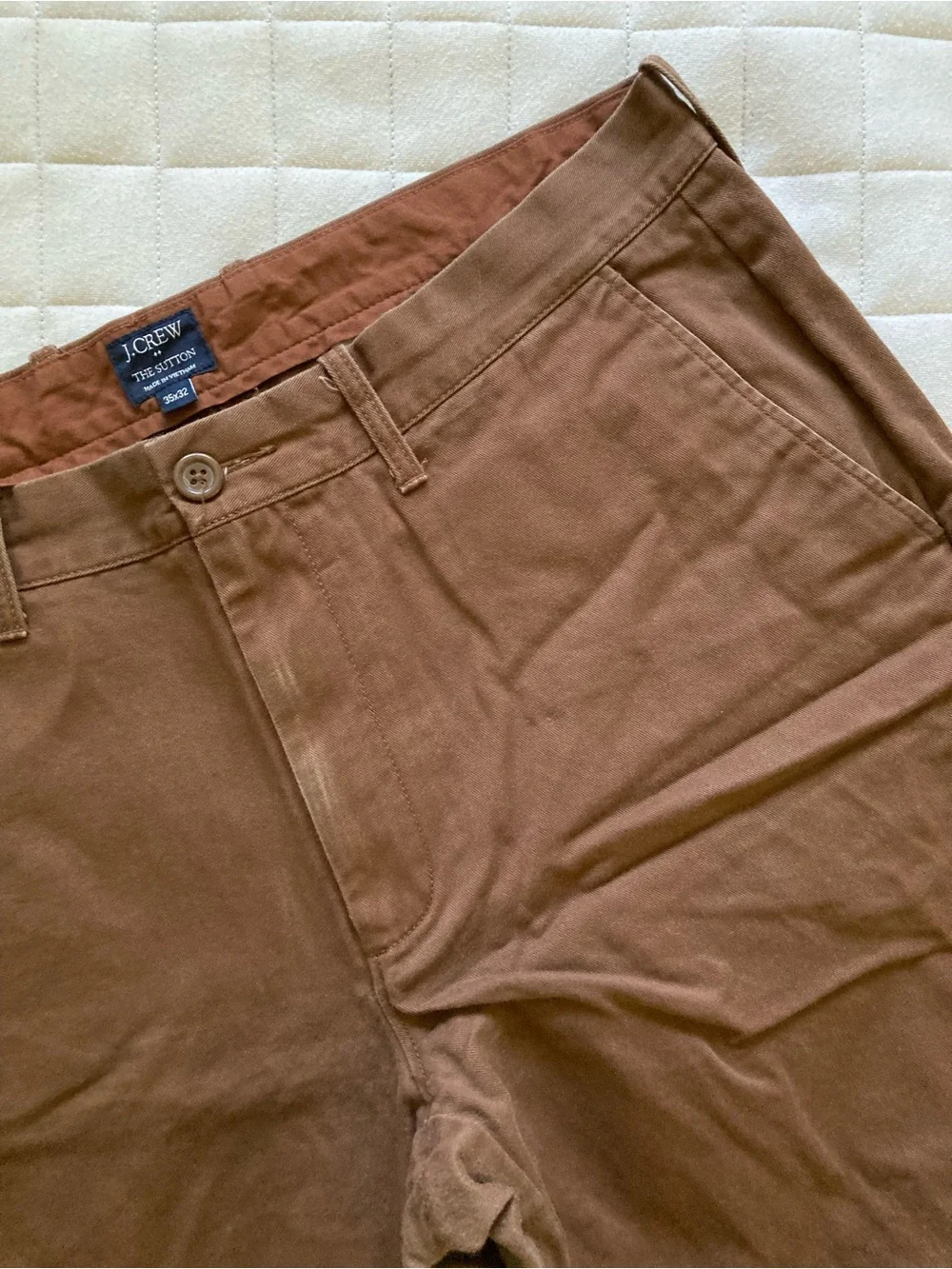 J. Crew Men's Chocolate Brown Chinos