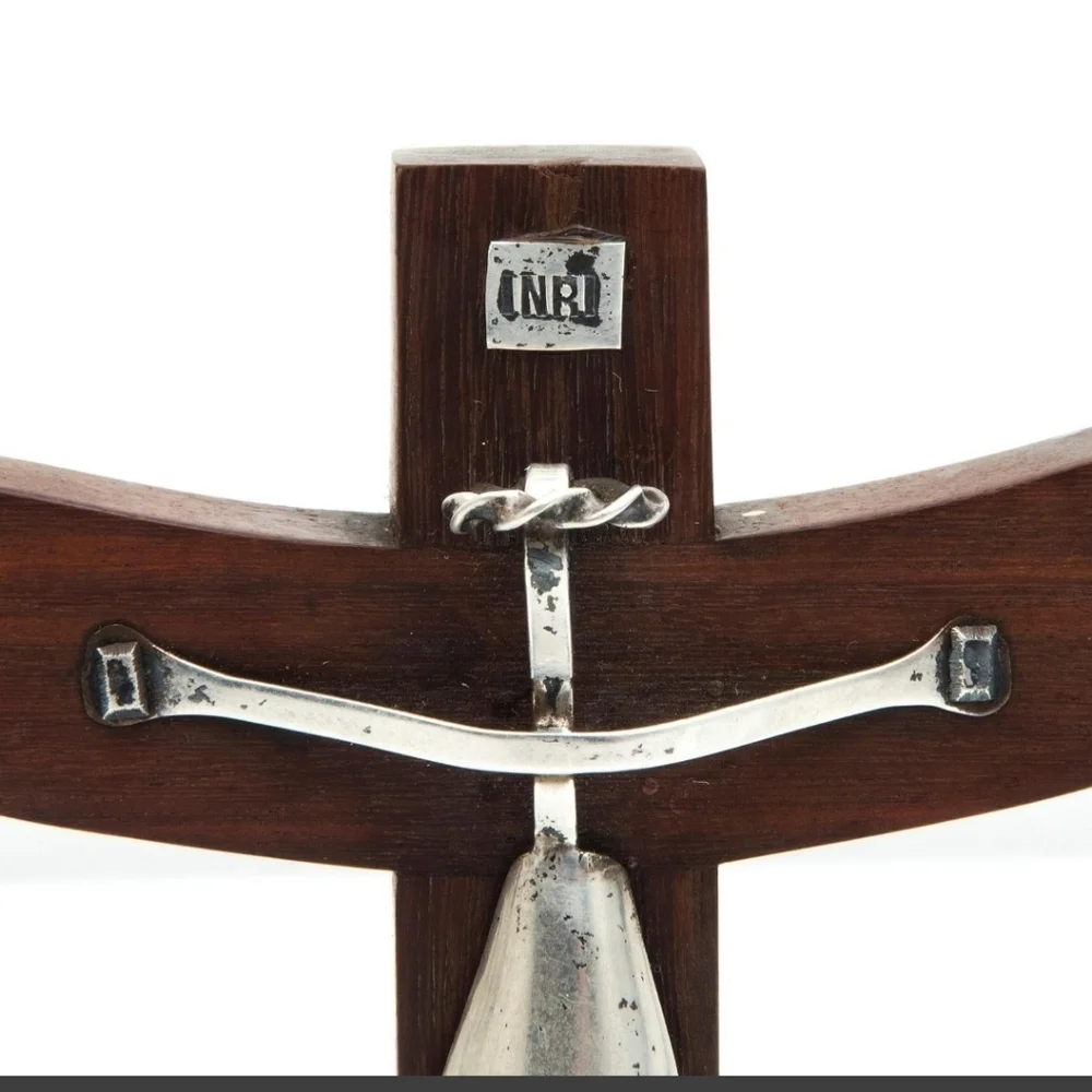 Crucifijo Xxs Silver 925,made Mexico.