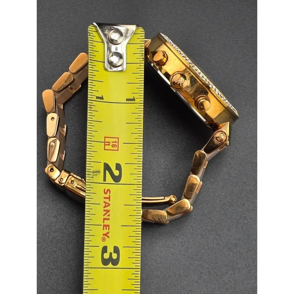 Michael Kors MK-5896‎ Parker Rose Gold Tone Blush Acetate Watch 051/012