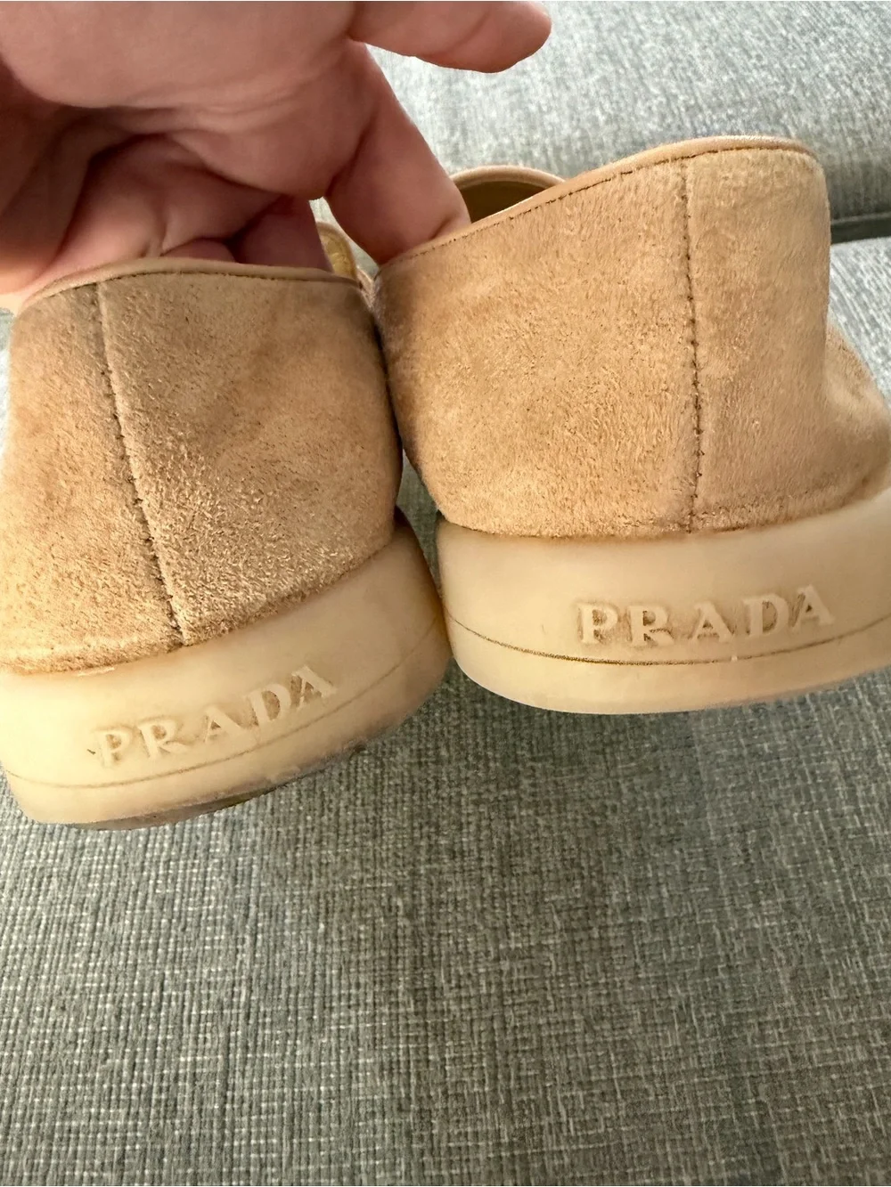 Prada men’s suede