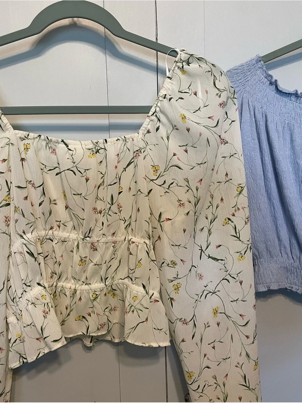 H&M off casual blue
