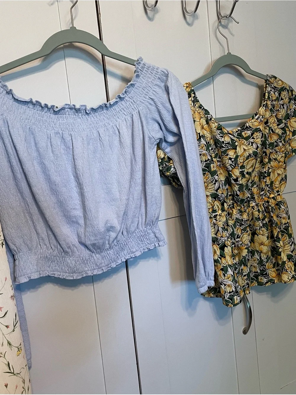 H&M shoulder airy blue